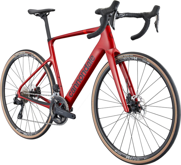 2025 Cannondale Synapse Carbon 4 105 Di2 Road Bike in Metallic Red