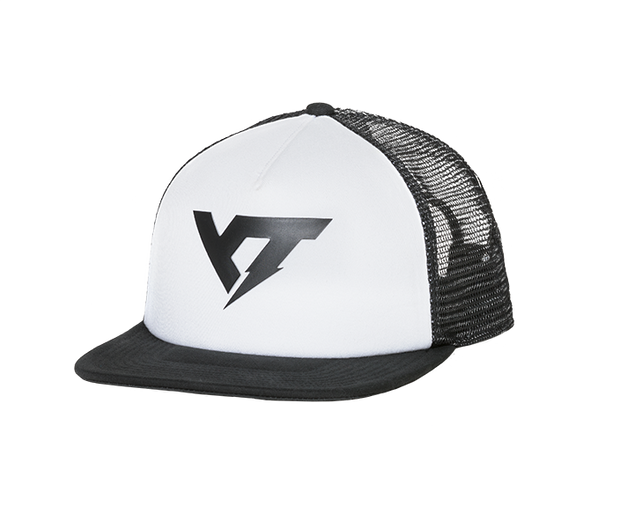 YT LOGO TRUCKER CAP BLACK/WHITE