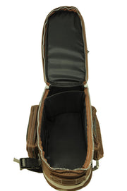 ZEFAL TRIPPER BIKE “RACK PACK” LUXURY PANNIER CARRIER COMMUTER BAG BROWN 5.3 LTR