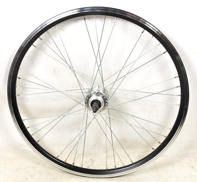 24” 507 - 19 JUNIOR MTB DISC HUB BIKE REAR WHEEL SCREW ON FREEWHEEL TYPE HUB BLACK 9 x 4 RIM