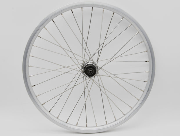20 X 1.75 406 - 17 Rim Rear Folding Bike MTB Wheel Shimano FH-RM30 7 speed Cassette Hub Silver