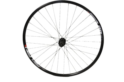29er 700c CENTRE LOCK DISC REAR WHEEL SHIMANO FH-TX505 8/9/10 SPEED BLACK RIM