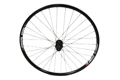26" 559 - 19 CENTRE LOCK DISC REAR WHEEL SHIMANO FH-TX505 8/9/10 SPEED BLACK RIM