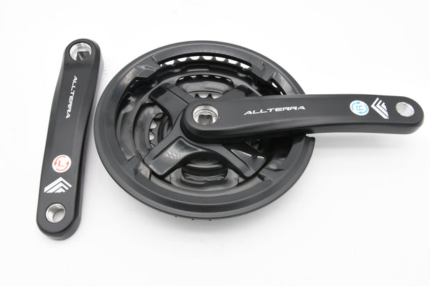 All Terra MTB Bike Triple Chainset 42/34/24T Short 165mm Crank Arm Chain Wheel Set