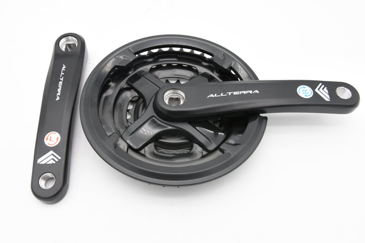 All Terra MTB Bike Triple Chainset 42/34/24T Short 165mm Crank Arm Chain Wheel Set