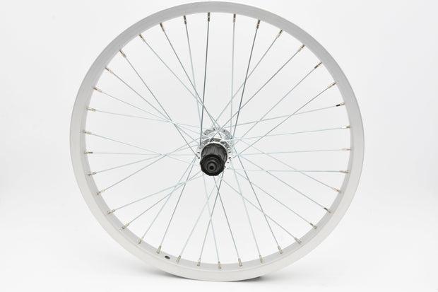 20 X 1.75 Rear Folding Bike MTB Wheel Shimano FH-MC18 8/9speed Cassette Silver