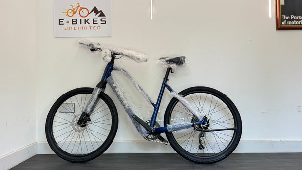 Trek Dual Sport+ 2 Stagger Electric bike LARGE Hybrid eBike Hex Blue BRAND NEW