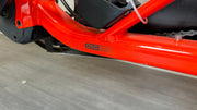Tern Quick GSD S10 Black E-cargo Bike Red With Clubhouse seat cushion 286 miles