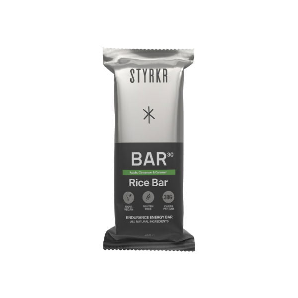 Styrkr BAR30 Apple, Cinnamon & Caramel Energy Bar Box of 12