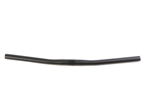 Zoom MTB Alloy Straight Allrounder Handlebars 25.4mm 560mm Wide Satin Matt Black