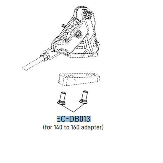 Campagnolo Caliper Bolts For 140-160mm Caliper Adaptor