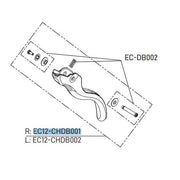 Campagnolo CH12 DB Compl. L/H EP Brk Lvr