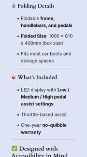 AS Bikes Electrotrike Folding Electric Trike 2018