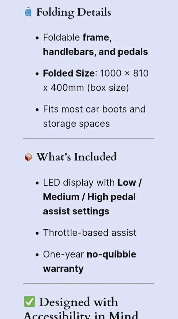 AS Bikes Electrotrike Folding Electric Trike 2018