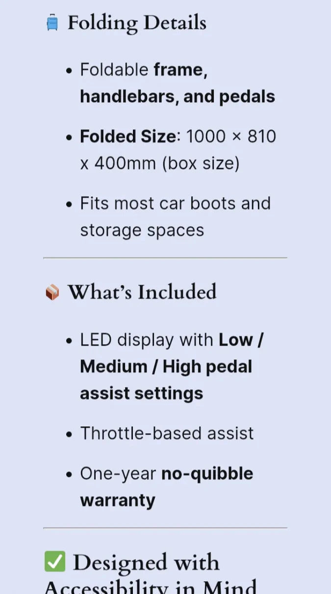 AS Bikes Electrotrike Folding Electric Trike 2018