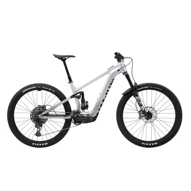 2025 Marin Rift Zone EL 2 Full Suspension Electric Mountain Bike in Silver