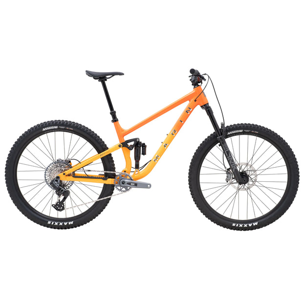 2025 Marin Rift Zone XR 29 AXS Full Suspension Mountain Bike in Orange