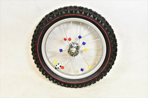 14" Bike Front Wheel & Tyre & Tube Raleigh Striker Other Kids Bikes 14 X 2.125