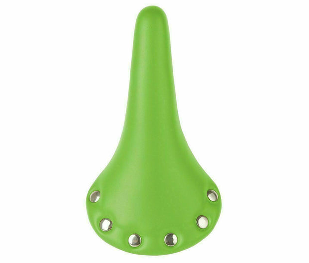 Wholesale Joblot Of 25 Adult Traditional Retro Style Riveted Saddles Green 270mm