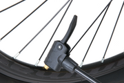 Yellow Bike-Bicycle Floor Track Pump Pro High-Pressure Tyre Alloy Digital Gauge