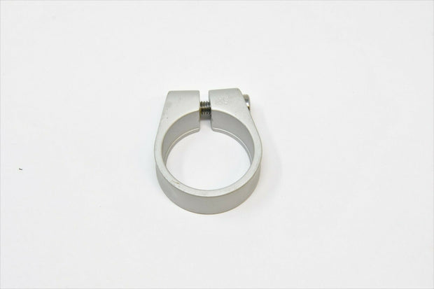 35MM ALLOY FRAME SEAT POST CLAMP 34.9MM MTB ROAD TREKKING E BIKE SILVER FINISH