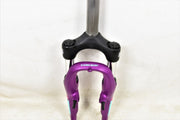 20" Suntour M3010 Bike Suspension Fork 1 1/8” 255mm Steerer V Brake Purple Kids