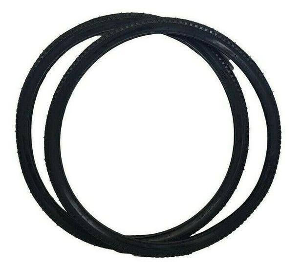 28 x 1 1/2 (40-635) Tyres With Heavy Roadster Tread For Vintage Bikes Black