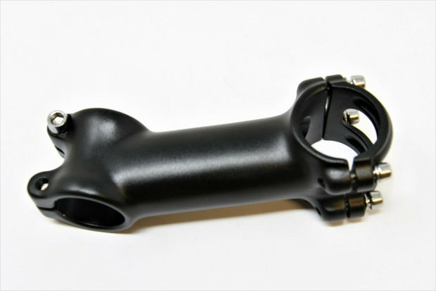 Black Alloy 1 1/8” A head stem MTB Bike 100mm reach 31.8mm h/bar 17 degree rise
