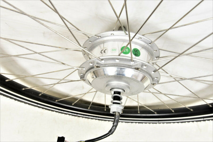 Bafang Motor 24volt Front wheel e-bike 700c 28" complete with tyre & tube black