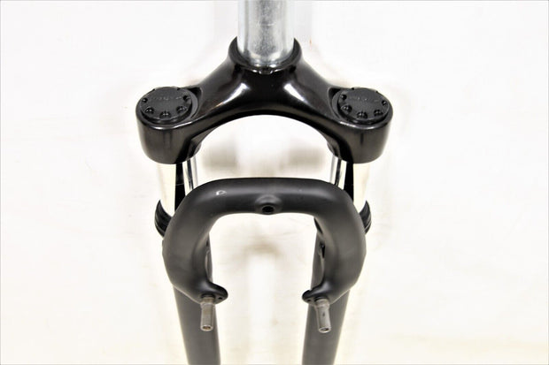 Zoom 700c Hybrid Bike Suspension Fork 1 1/8” Threaded Steerer 178mm V Brake Black