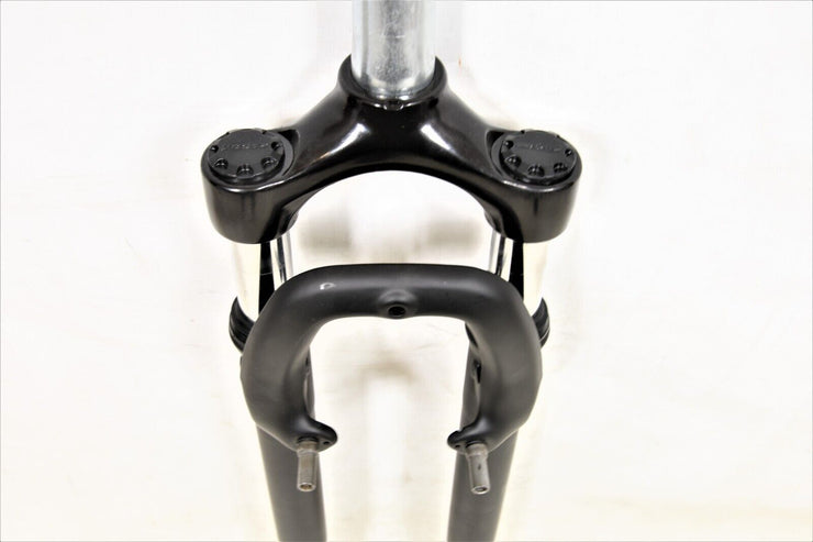 Zoom 700c Hybrid Bike Suspension Fork 1 1/8” Threaded Steerer 178mm V Brake Black
