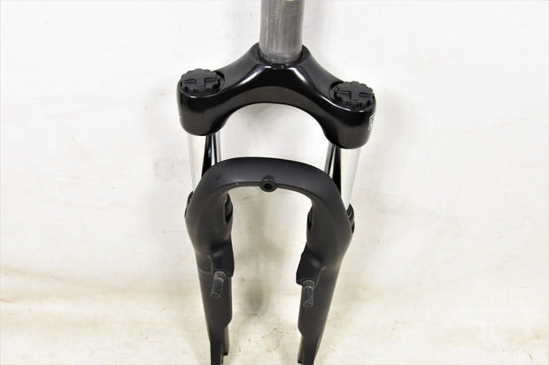 24" Suntour M100 Bike Suspension Fork 1 1/8” 166mm Threaded Steerer V Brake Black