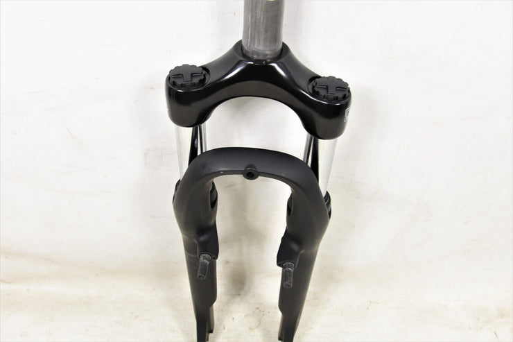 24" Suntour M100 Bike Suspension Fork 1 1/8” 166mm Threaded Steerer V Brake Black