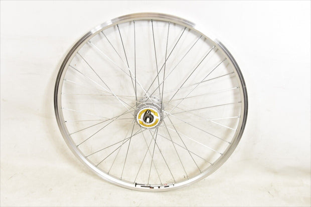 26" 559-19 Shimano DH-3N20 Dynamo Hub Front Wheel Dual Wall Rim Alloy F/S