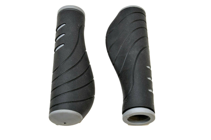 VELO BIKE HANDLEBAR GRIPS ERGONOMIC DUAL DENSITY 130MM VLG-1389D2 CITY COMFORT