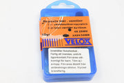 Velox Bike Inner Tube Puncture repair kit outfit with Spare Woods Valves