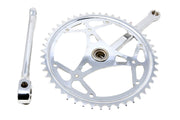 Thun Cottered 48 Teeth 1/8" Single Chainwheel set Chrome 170mm Arm Vintage Bike