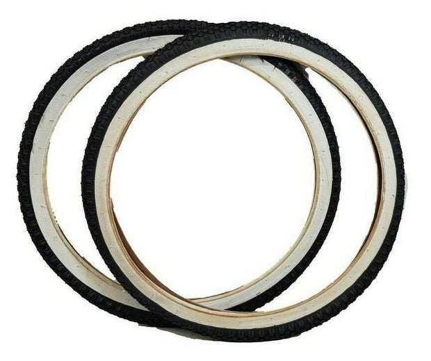26 x 2.125 (57-559) Single Or Pair Of Crusier 26" Bike Tyres Or Tubes Whitewall
