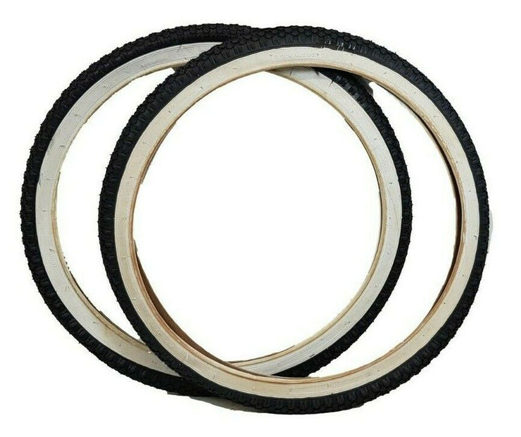 26 x 2.125 (57-559) Single Or Pair Of Crusier 26" Bike Tyres Or Tubes Whitewall