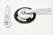 36 Teeth Chainwheel Crank Set Short Arm 152mm Alloy 1/8" Single Speed Crankset