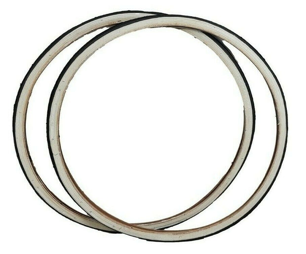 700 x 28 (622 - 28) Narrow Semi Slick White Wall Road Tyre Tourist Bike Tube
