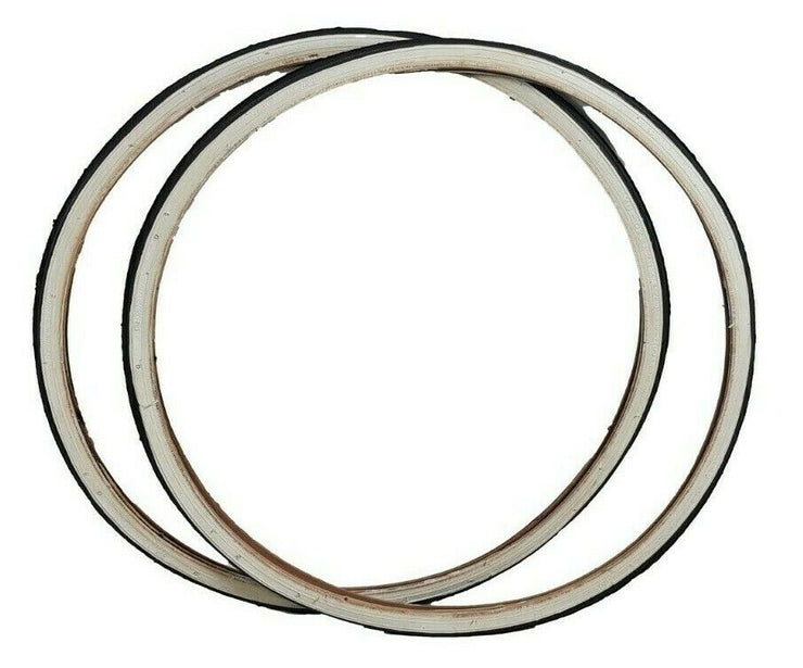 700 x 28 (622 - 28) Narrow Semi Slick White Wall Road Tyre Tourist Bike Tube