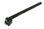 BIKE SEAT POST 25.4MM MICRO ADJUST LONG 350MM SADDLE STEM POST 13.5" BLACK