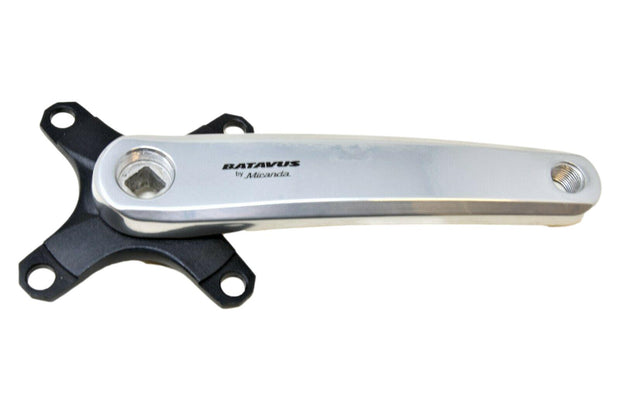 170mm Batavus Miranda Aluminum Right Crank Arm 4 Bolt Spider 104mm BCD JIS axle