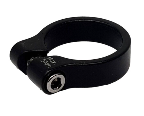 31.8 mm Lightweight Alloy Black Bike Seat Clamp 15 grams