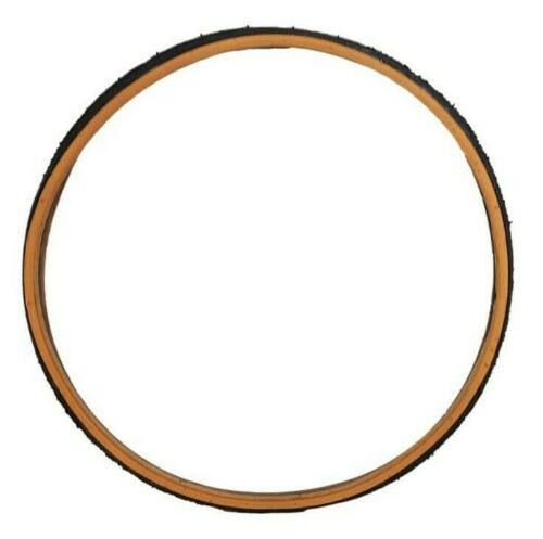 27 x 1" (25 x 630) Narrow Road Bike Tyre Gum Wall Semi Slick Tread Pattern New