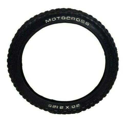 20 X 2.125 “Motocross” BMX Bike Tyres Suit Chopper & Dragster Retro Style Bikes