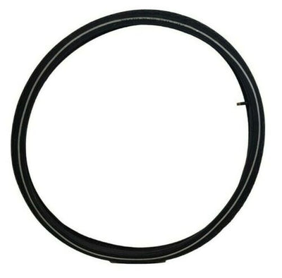 700 x 35 (622 - 37) Single Or Pair Of Hybrid Road Bike Black Tyres With Tubes