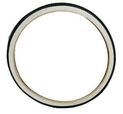 26 x 1 1/2 (40-584) Tyres With Roadster Tread For Vintage Bikes Black & White