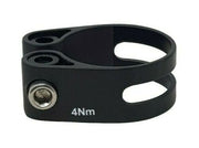 Akiva CC-901 Lightweight 31.8mm Carbon Bike Seat Clamp Matt Black Finish